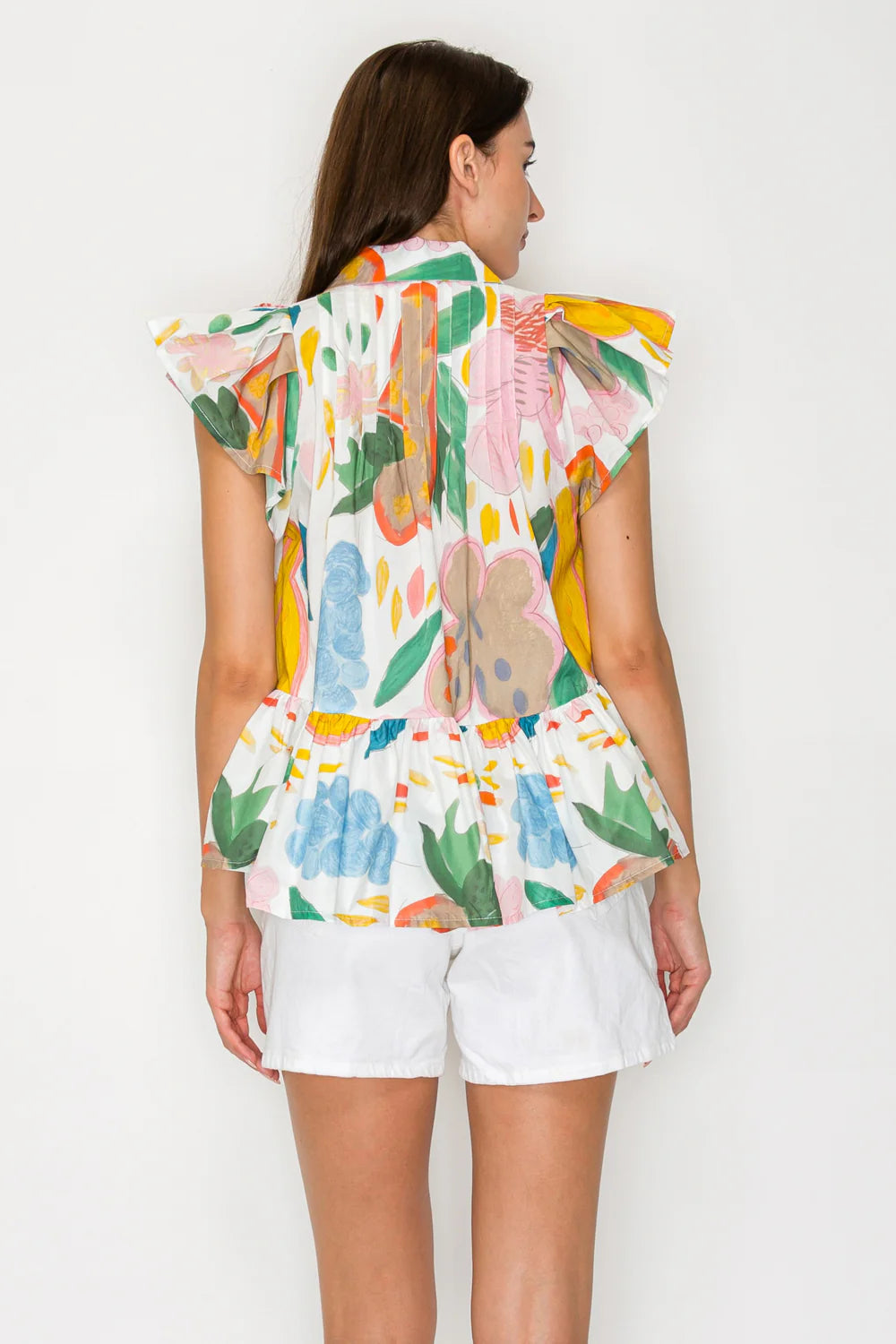 Meet Me in Santorini Butterfly Breeze Top
