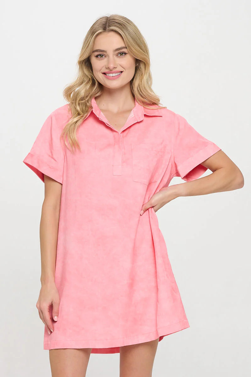 Meet Me in Santorini Shirt Dress