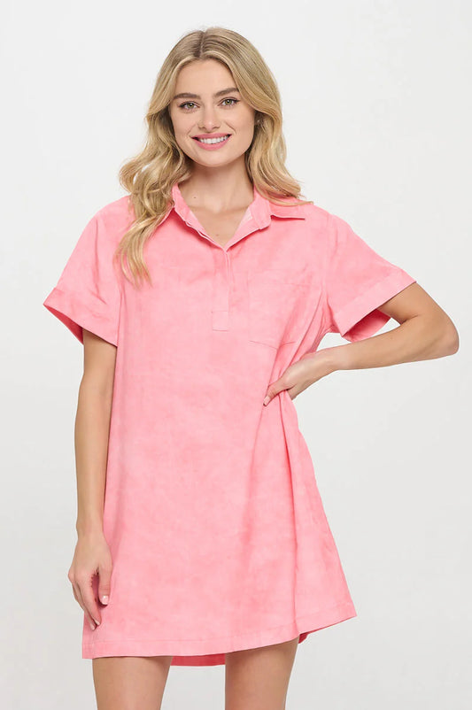 Meet Me in Santorini Shirt Dress