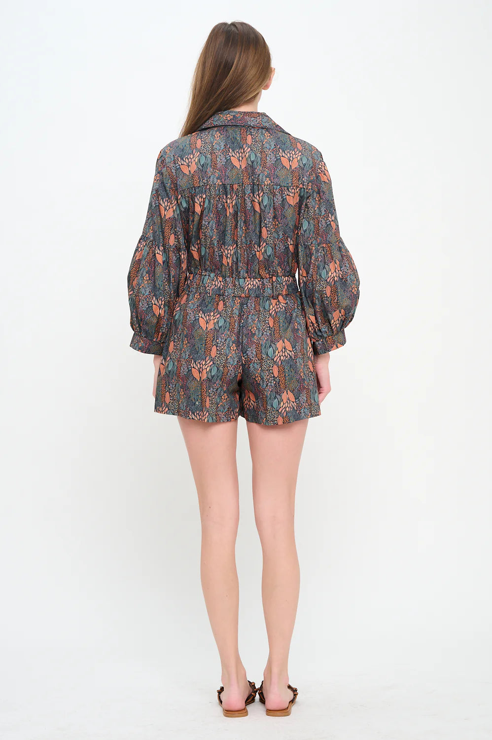 Meet Me in Santorini Autumn Canopy Romper