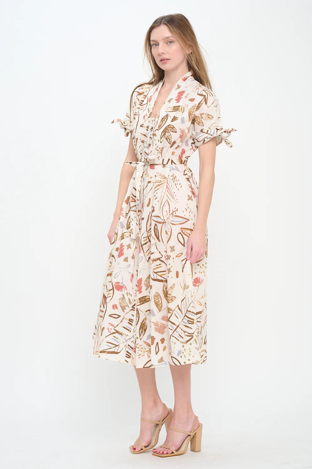 Meet me in Santorini Olive Grove Shirt Dress