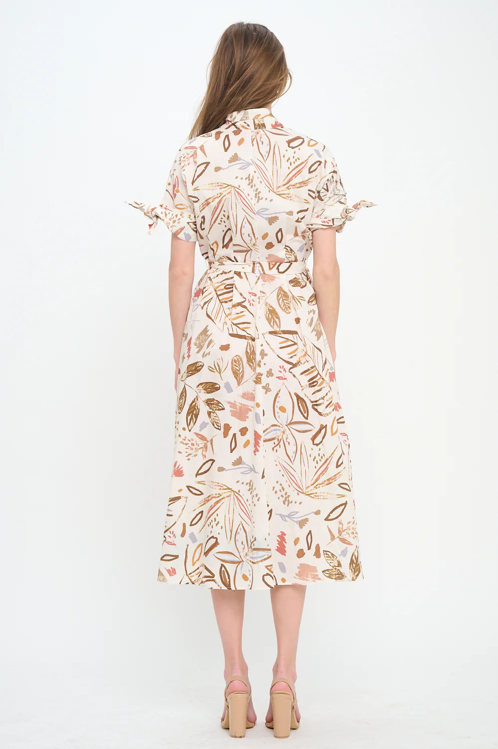 Meet me in Santorini Olive Grove Shirt Dress