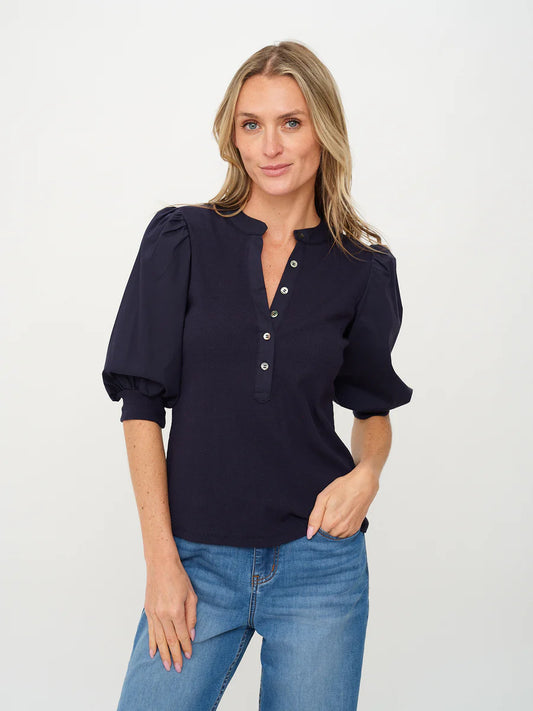 SIX/ FIFTY Audrey Top Navy