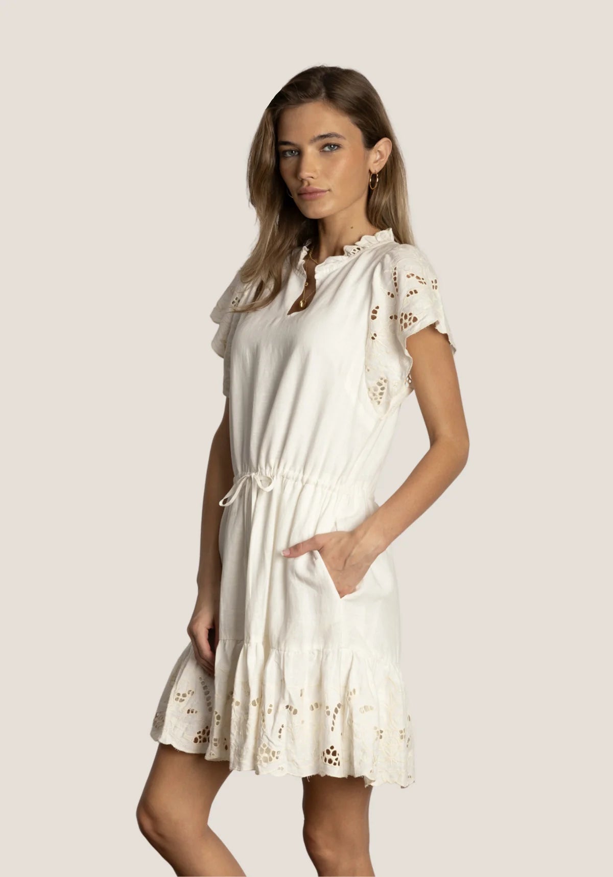 Dylan Sophia Dress Ivory