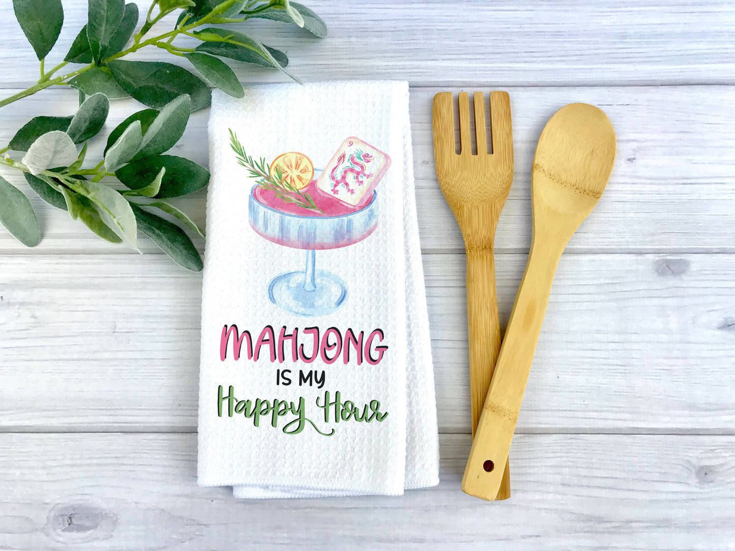 Mahjong Happy Hour Towel