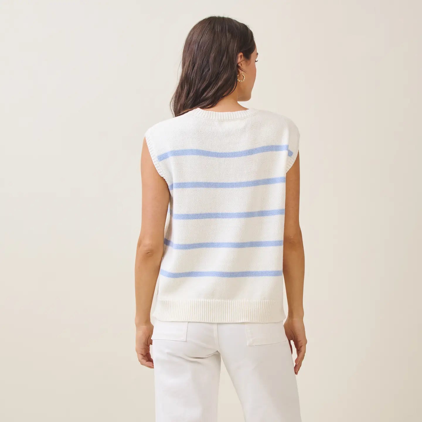 Lobster Striped Sweater Vest