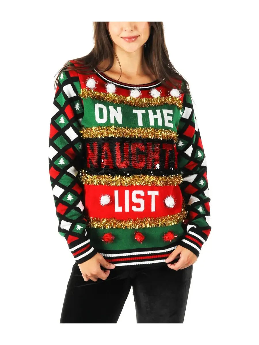Naughty or Nice Ugly Christmas Sweater