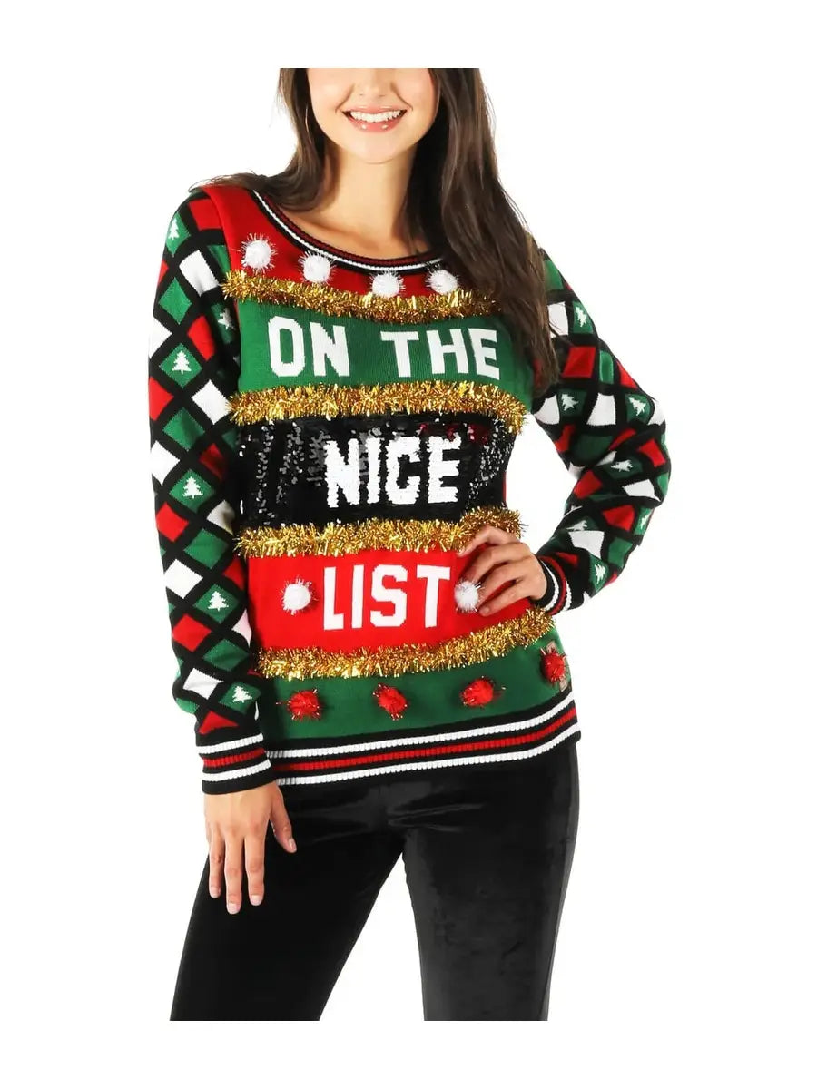 Naughty or Nice Ugly Christmas Sweater