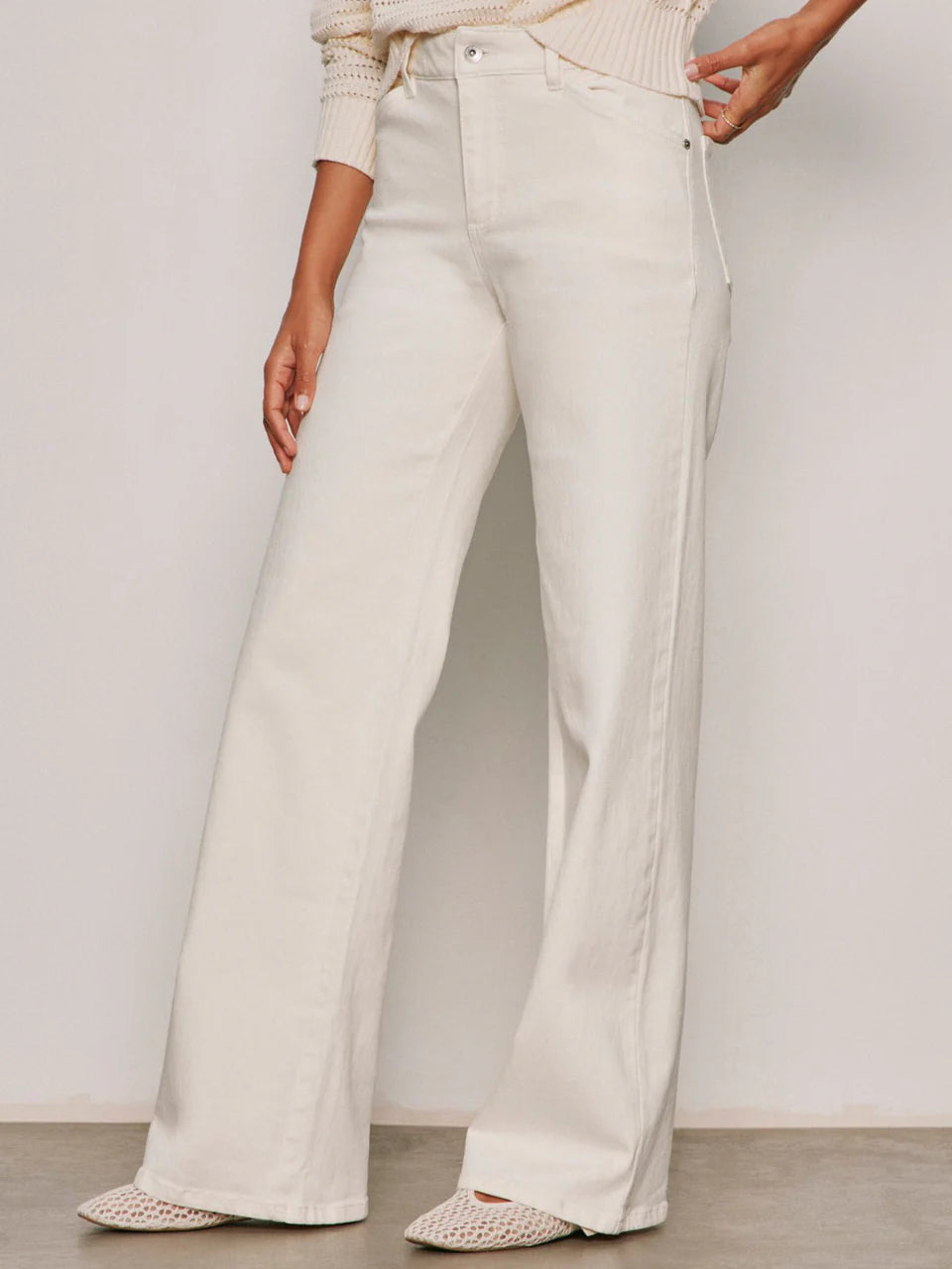 Cadence Relaxed Straight Pant Collagen