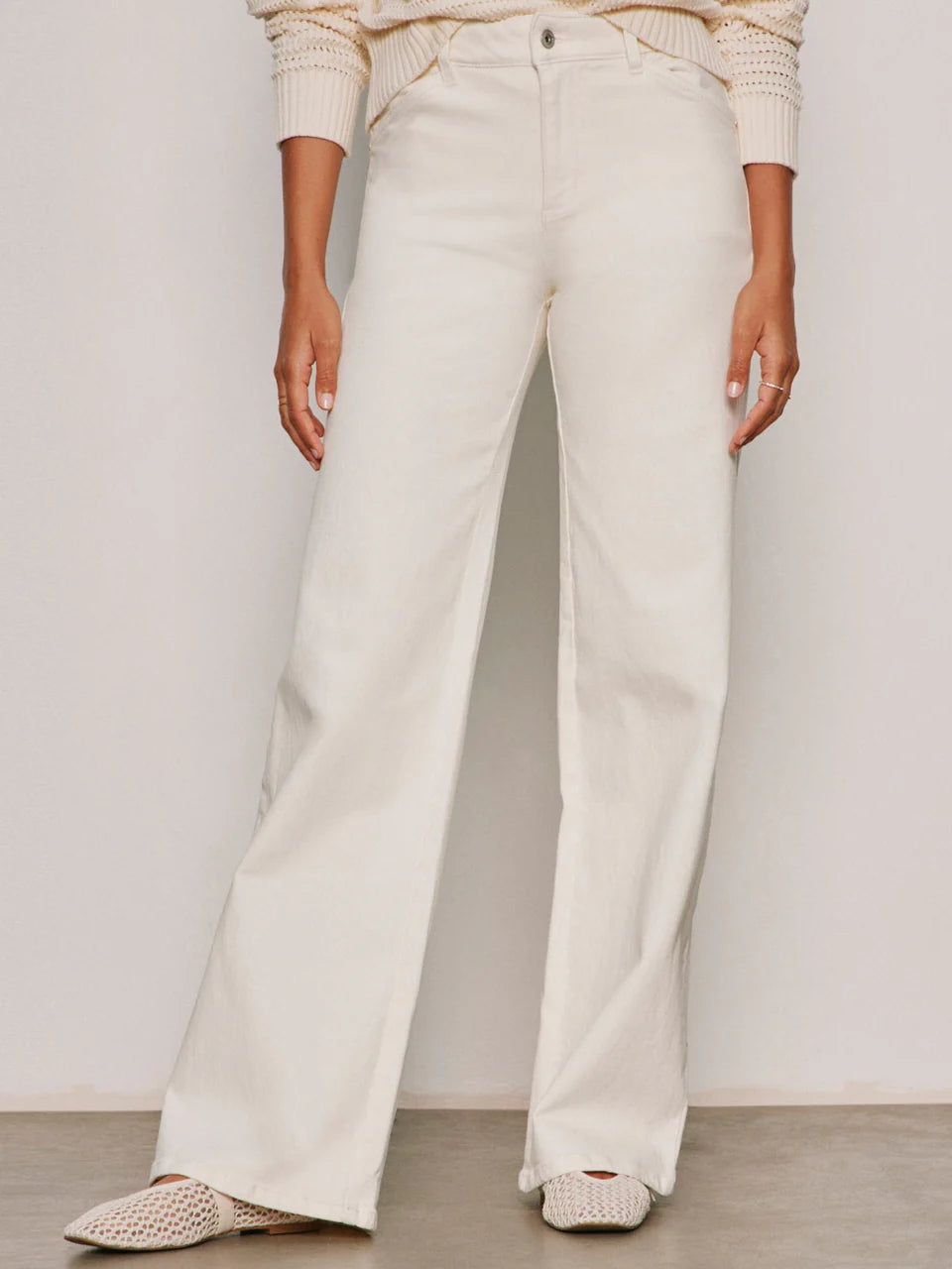 Cadence Relaxed Straight Pant Collagen