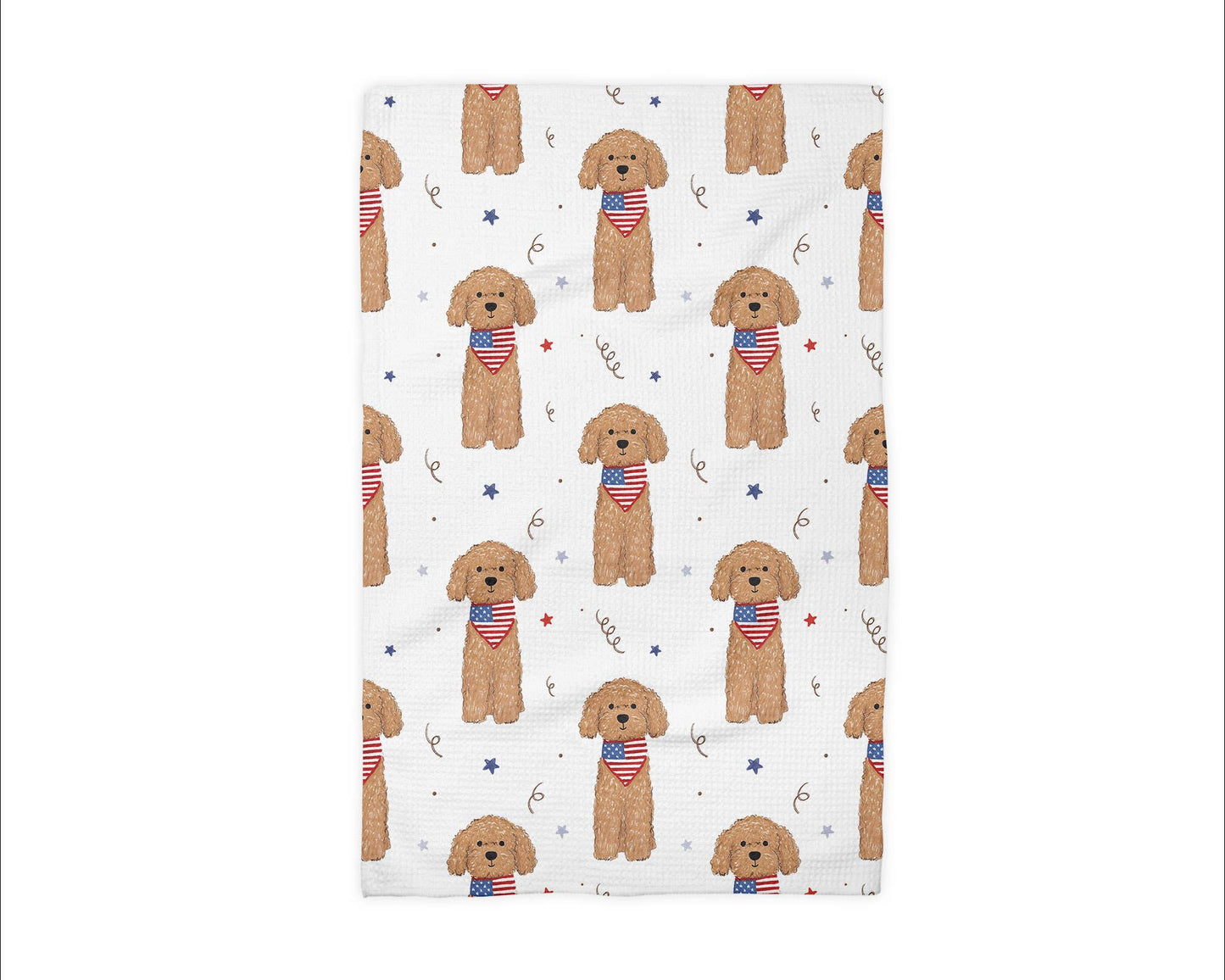 Dog Pet July 4 Patriotic Kitchen Towel