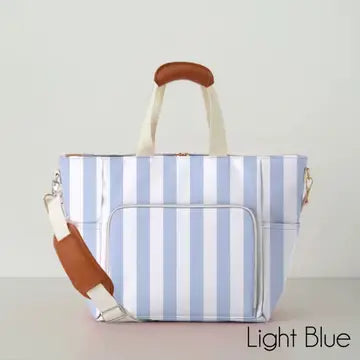 Monogrammable Cooler Tote Bag Lt Blue