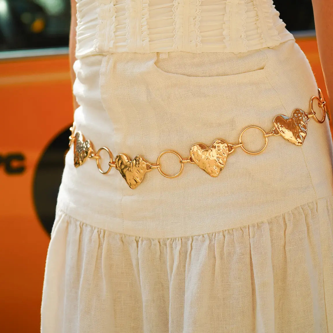 Heart Ring Chain Belt