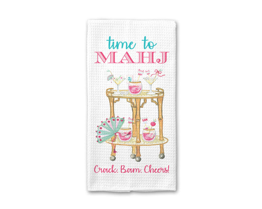 Time to Mahj Mahjong Towel