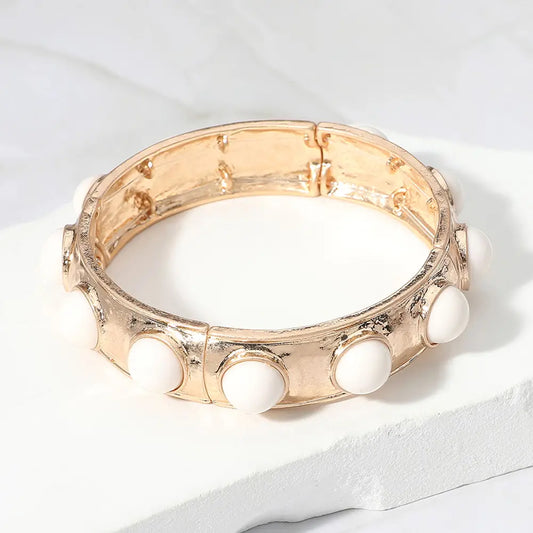 Ivory Embellished Bracelet