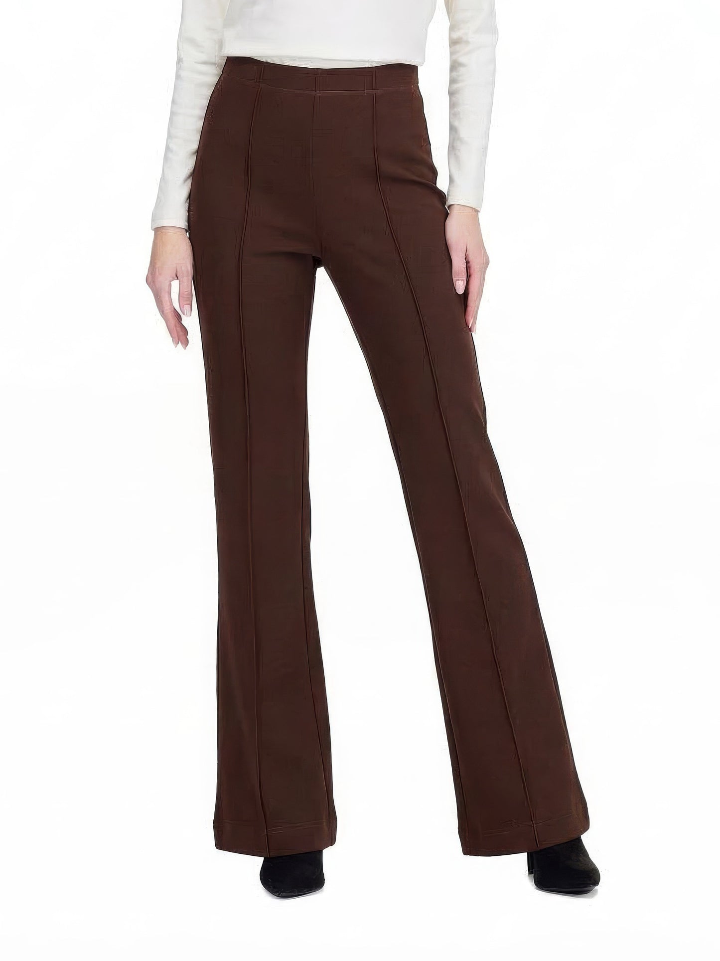 JADE Ponte Knit Pant Brown
