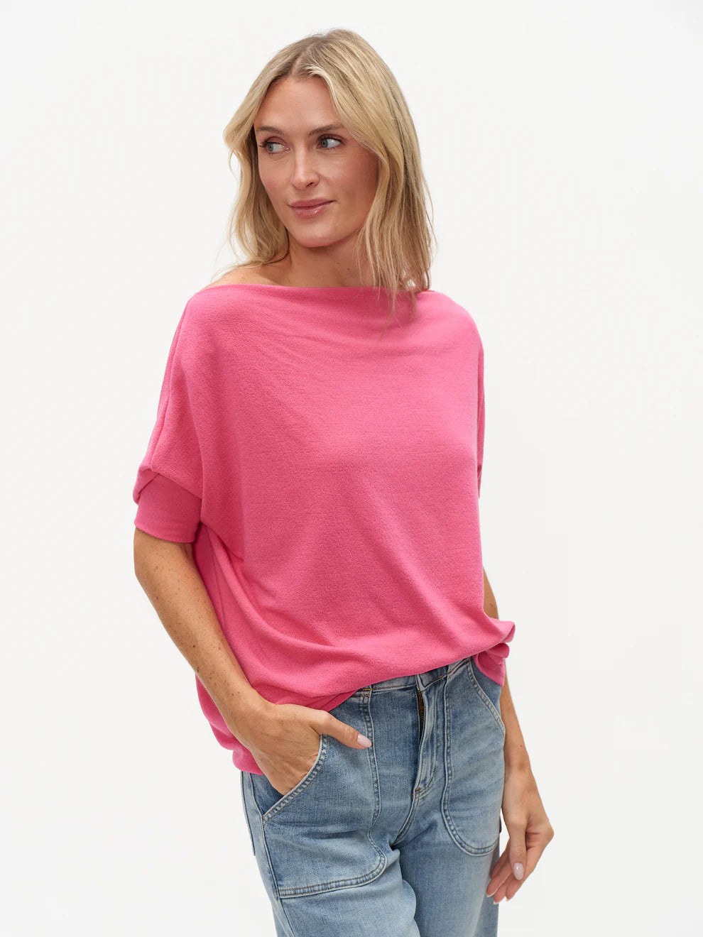 SIX FIFTY Anywhere Top S/S Carnation Pink