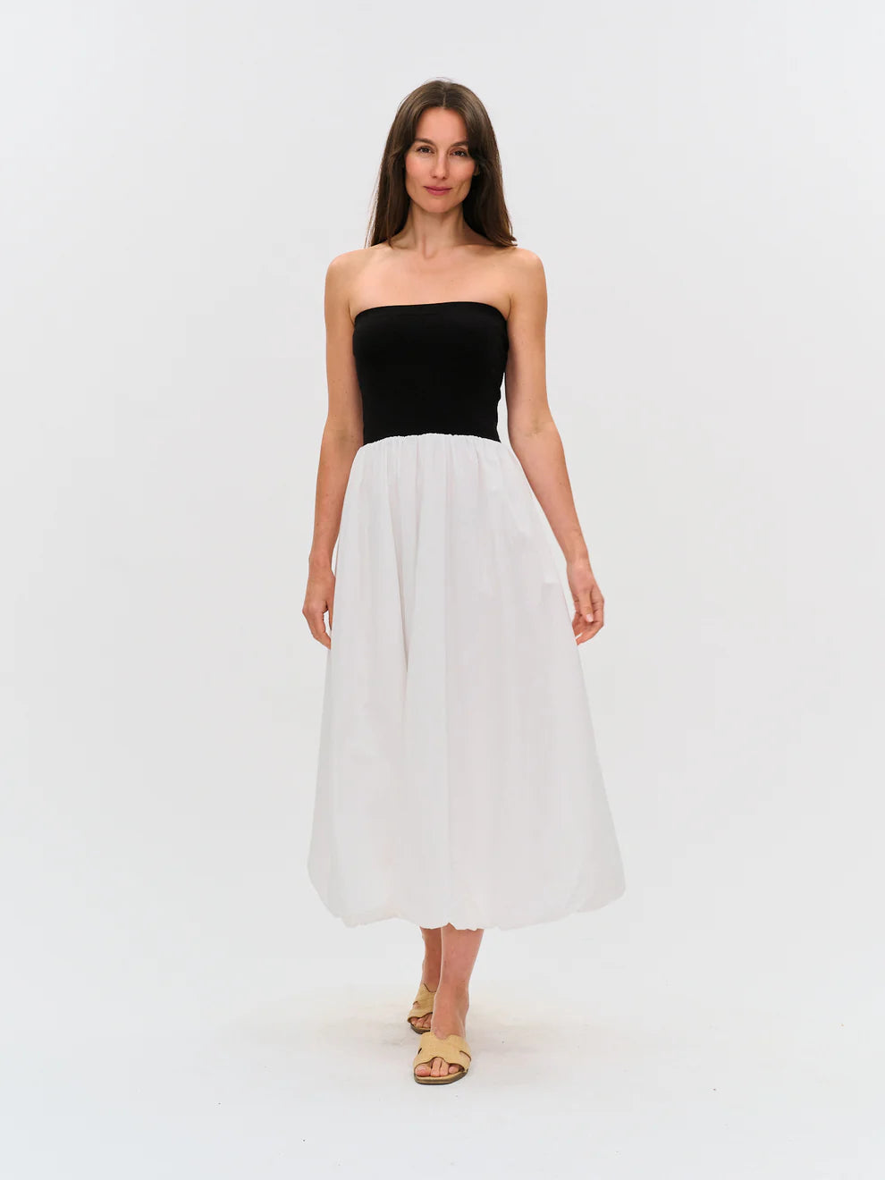SIX FIFTY Strapless Bubble Dress
