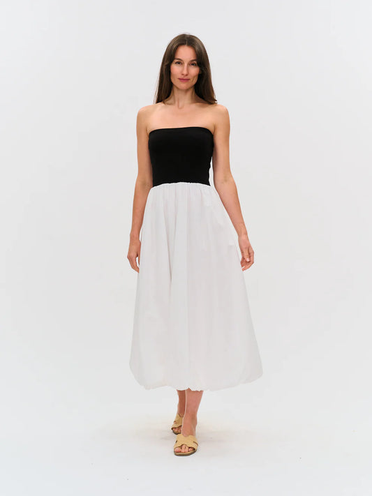 SIX FIFTY Strapless Bubble Dress
