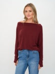 SIX/FIFTY Anywhere L/S Top Burgundy