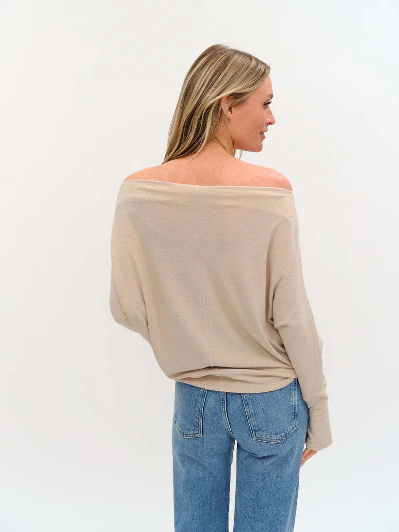 SIX Fifty Anywhere Top Taupe