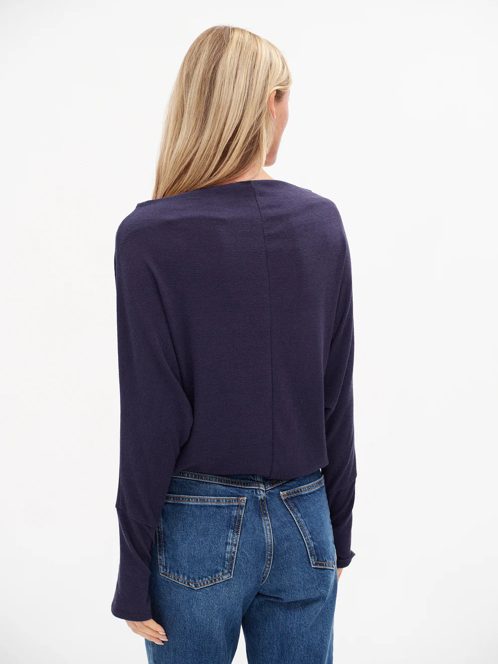The Anywhere Top L/S Navy