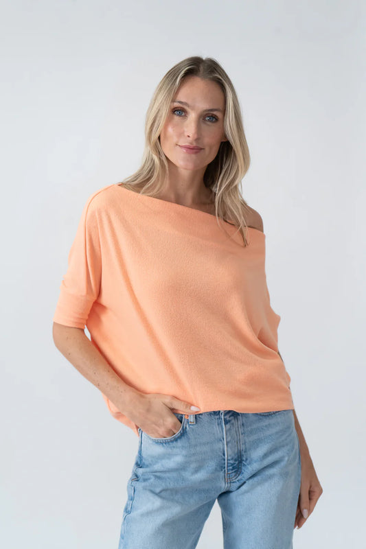 SIX FIFTY Anywhere Top S/S Cantaloupe