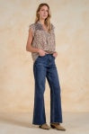 elan Cap Sleeve Top Brown