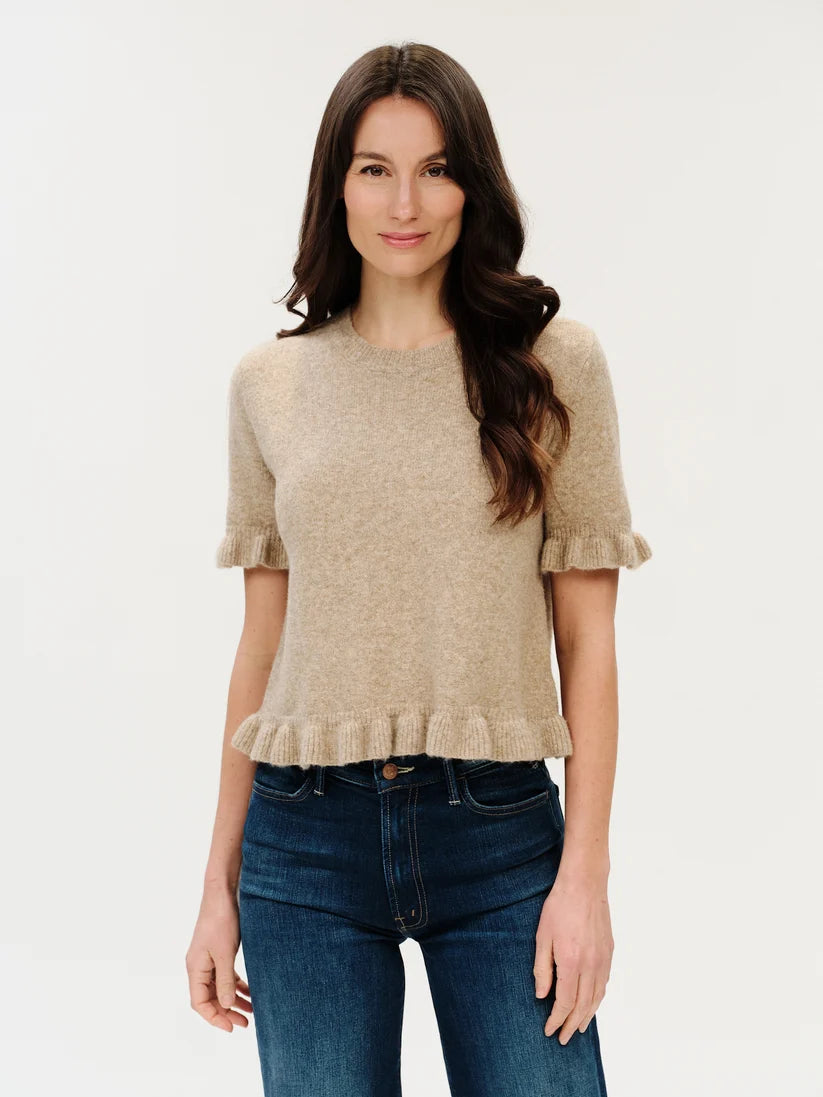 SIX FIFTY Cleo Ruffle Edge Sweater