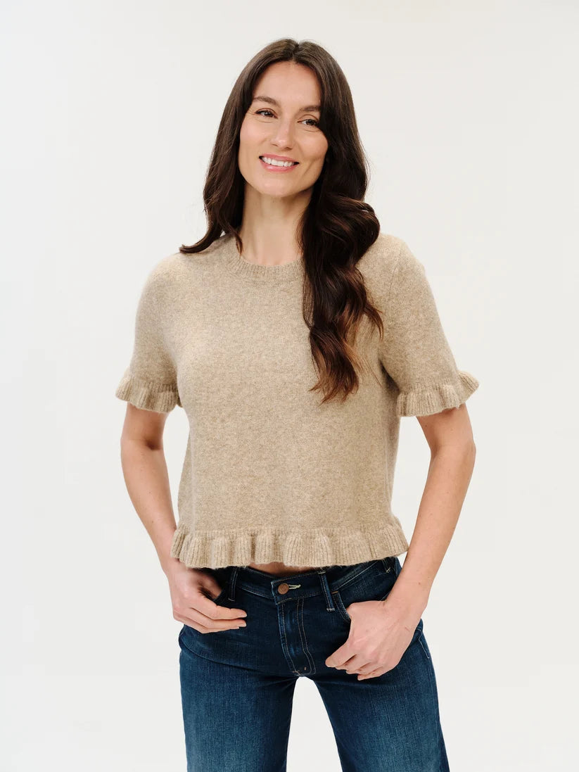 SIX FIFTY Cleo Ruffle Edge Sweater