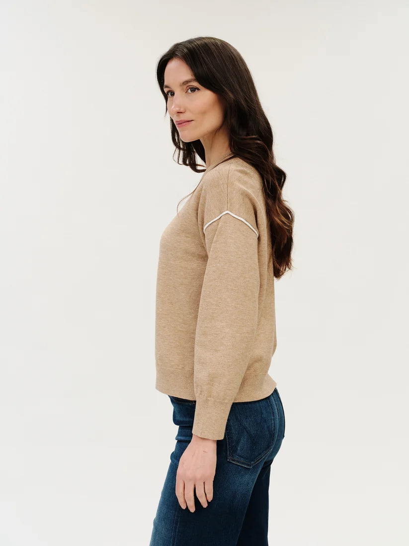 SIX FIFTY Sable Crew Neck Sweater