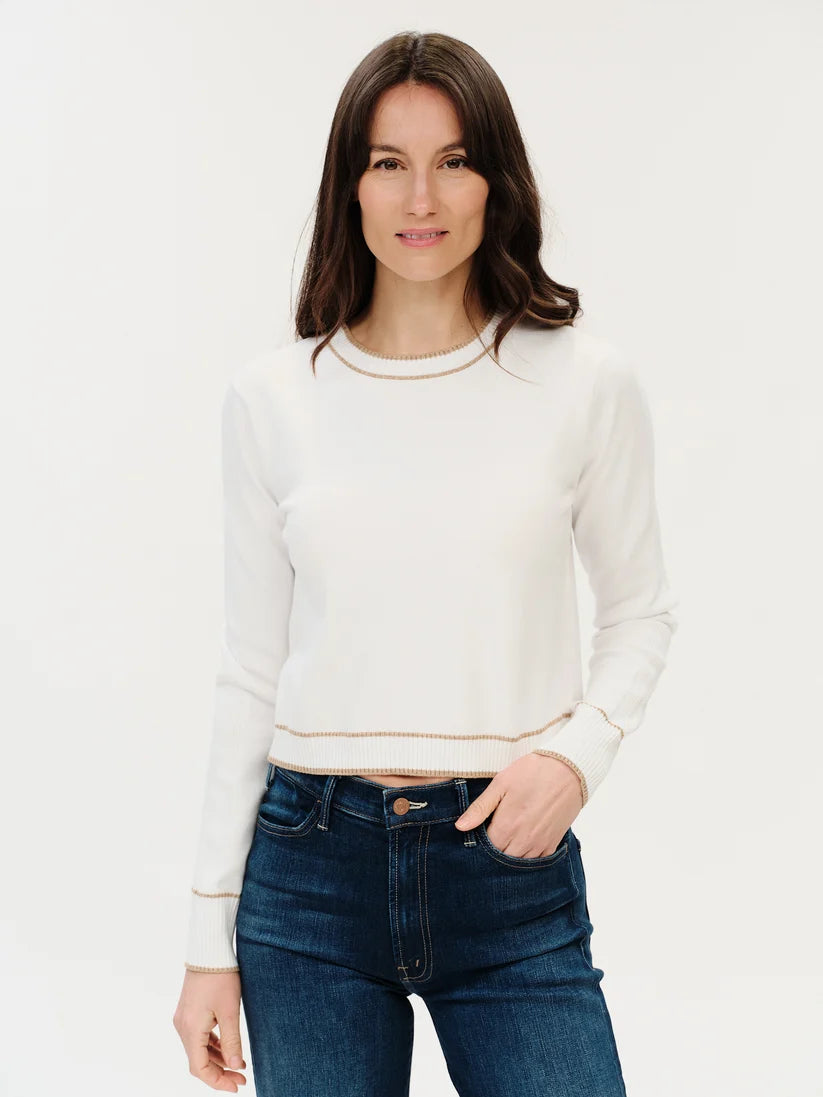 SIX FIFTY Renley Crew Neck Hem Sweater