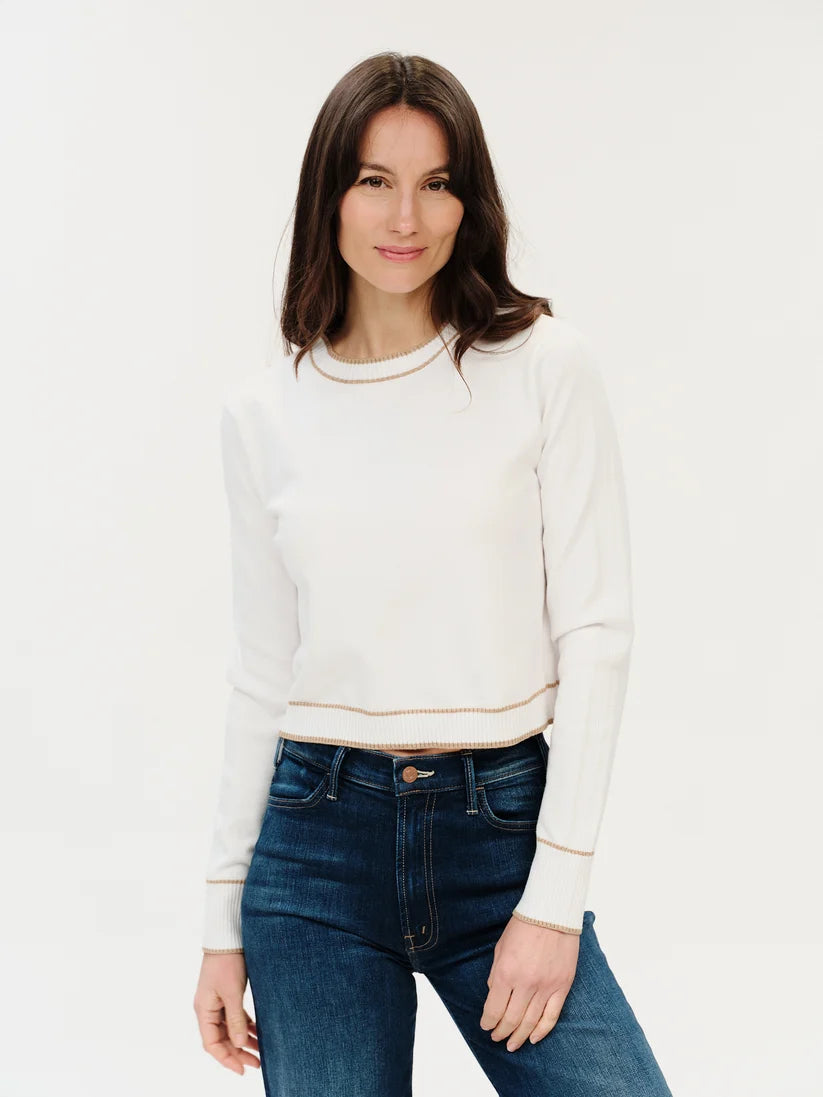 SIX FIFTY Renley Crew Neck Hem Sweater
